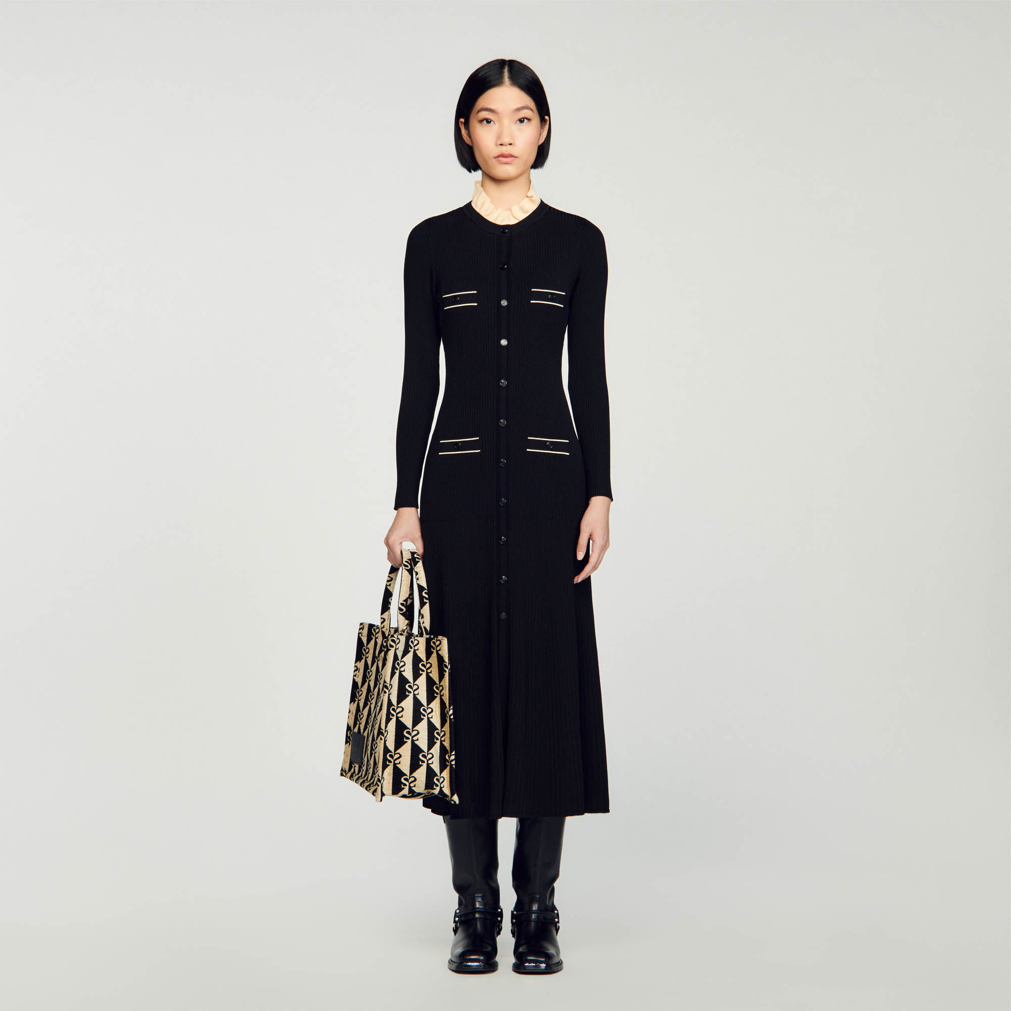 Sandro paris dress sale top