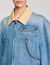 Jeansjacke mit Nieten