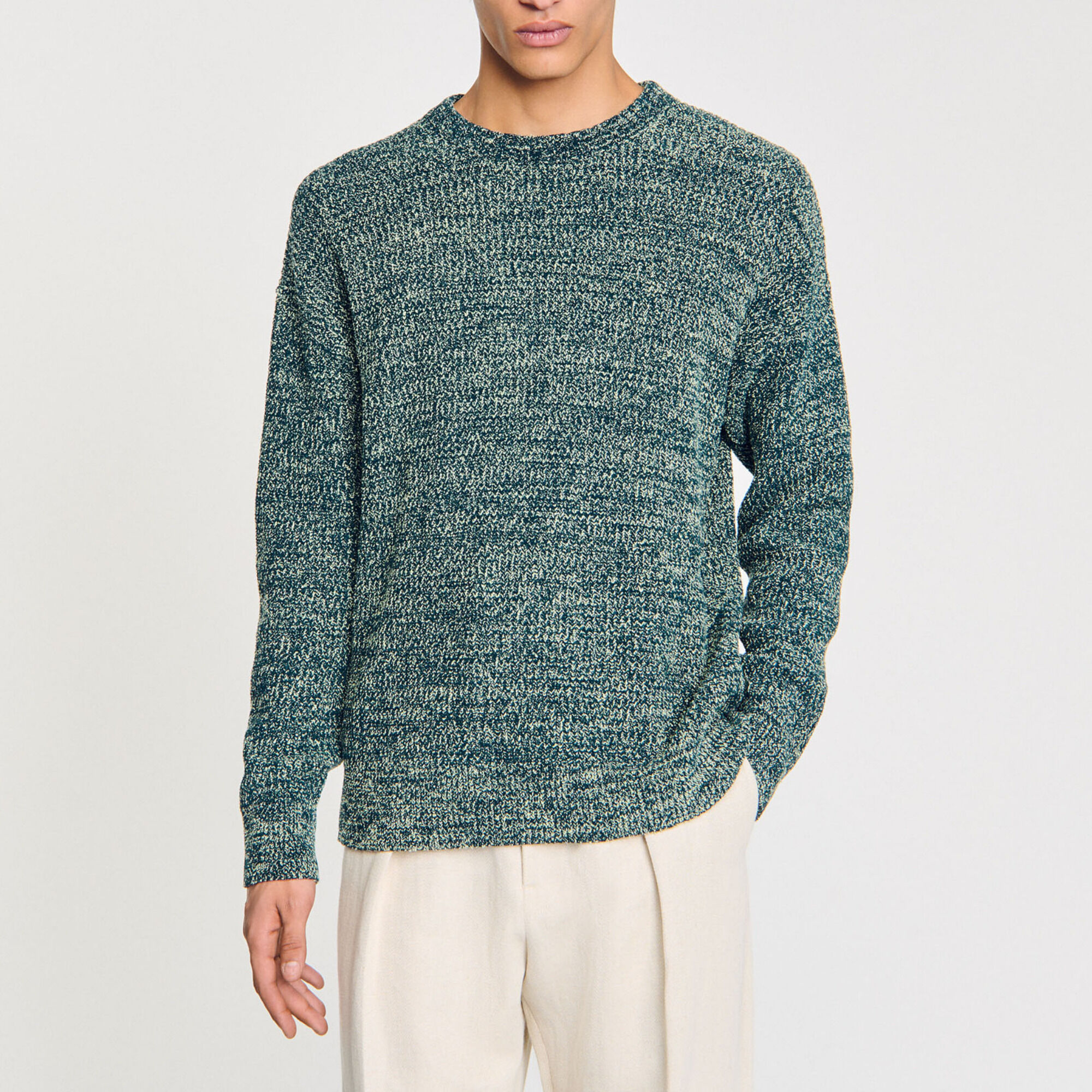 Pullover aus Chenille-Garn
