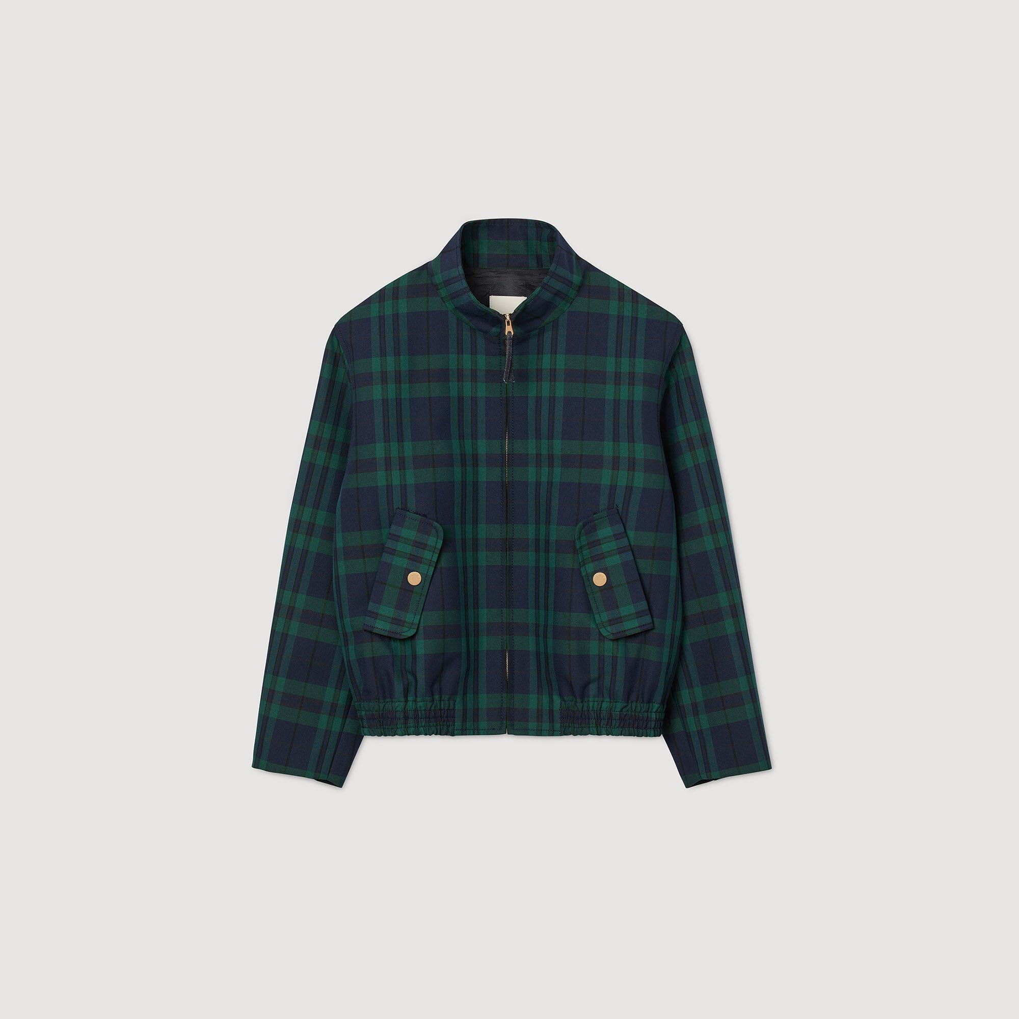 Karierte Jacke