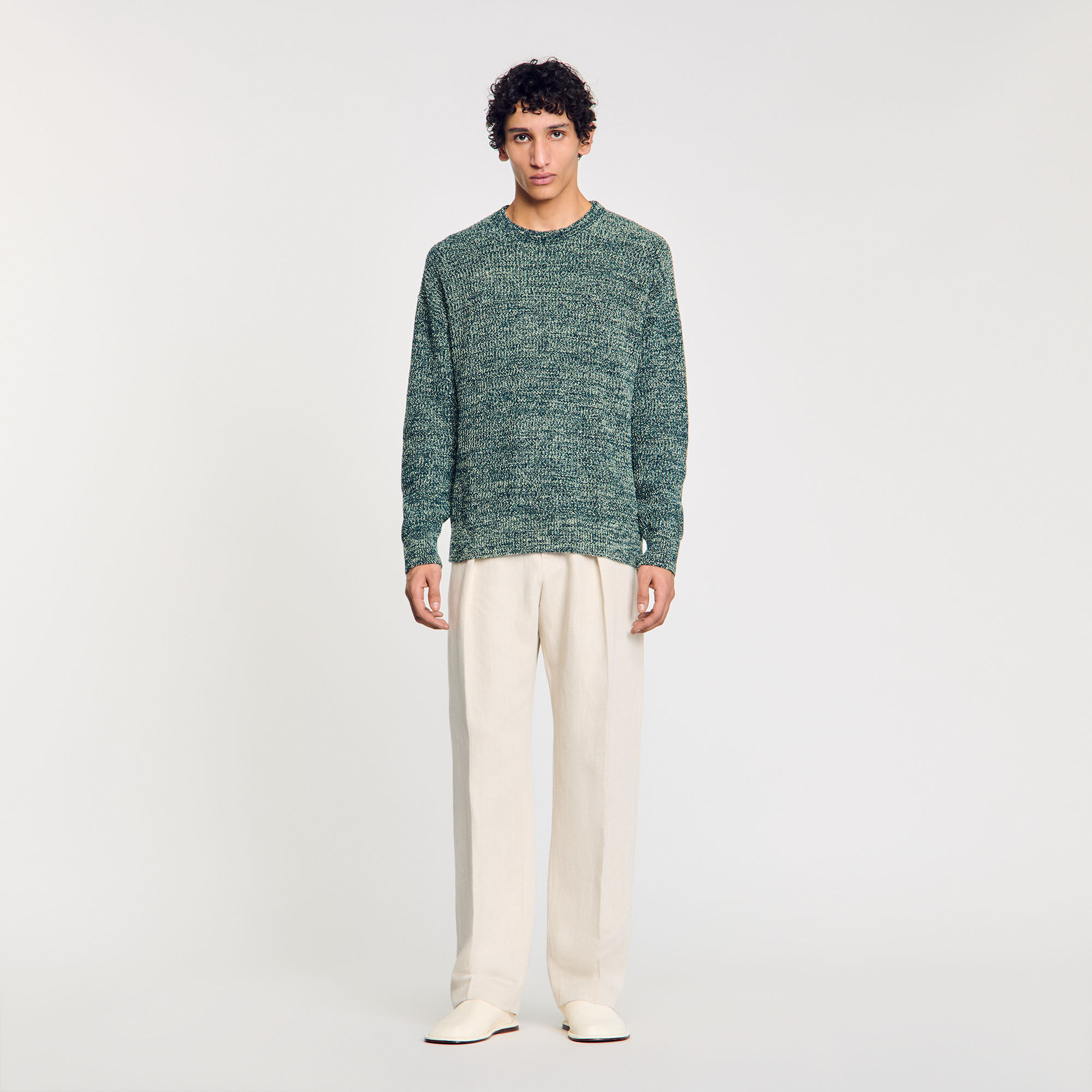 Pullover aus Chenille-Garn