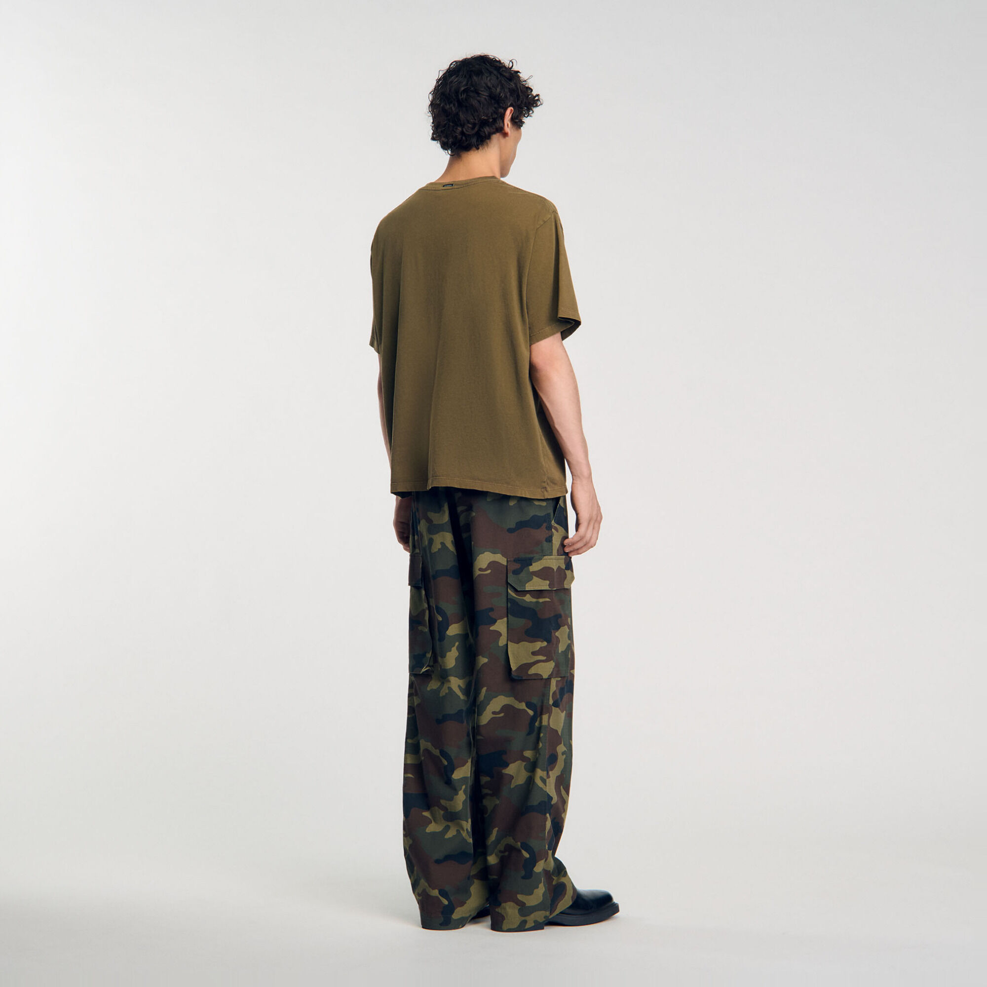 T-Shirt mit verwaschener Optik