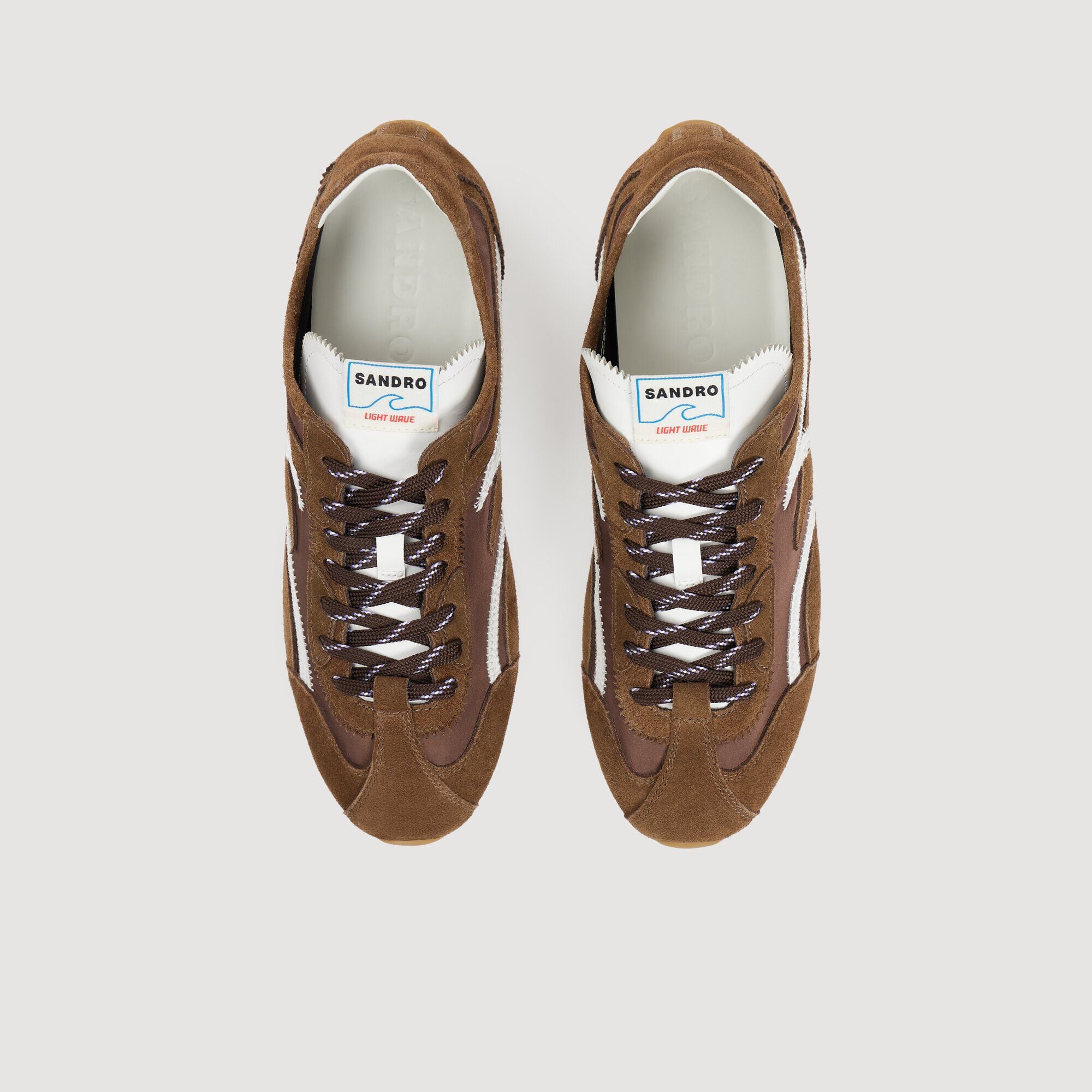 Light Wave Sneaker aus Veloursleder