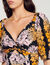 Kurzes Kleid mit Hawaii-Print