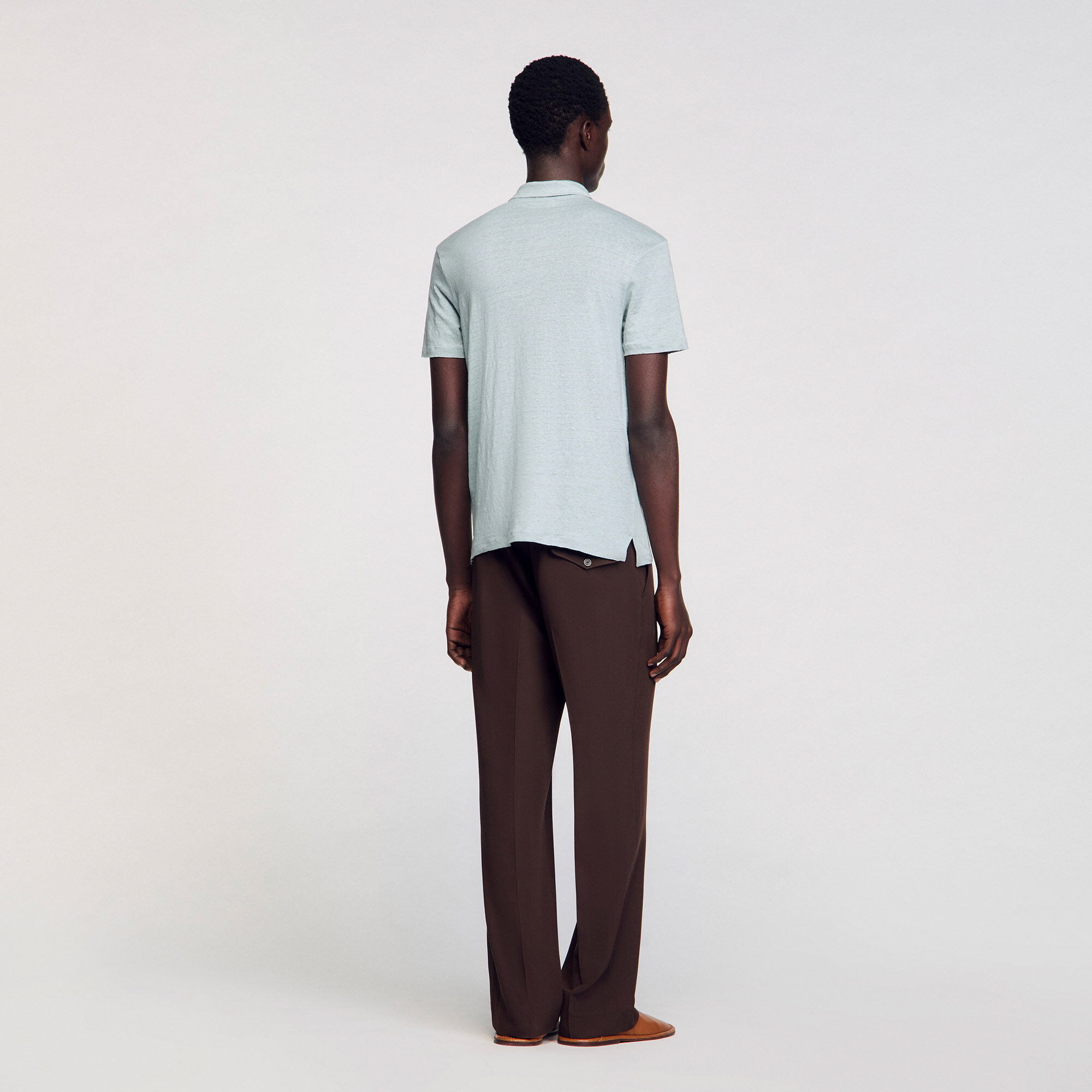 Poloshirt aus Leinen
