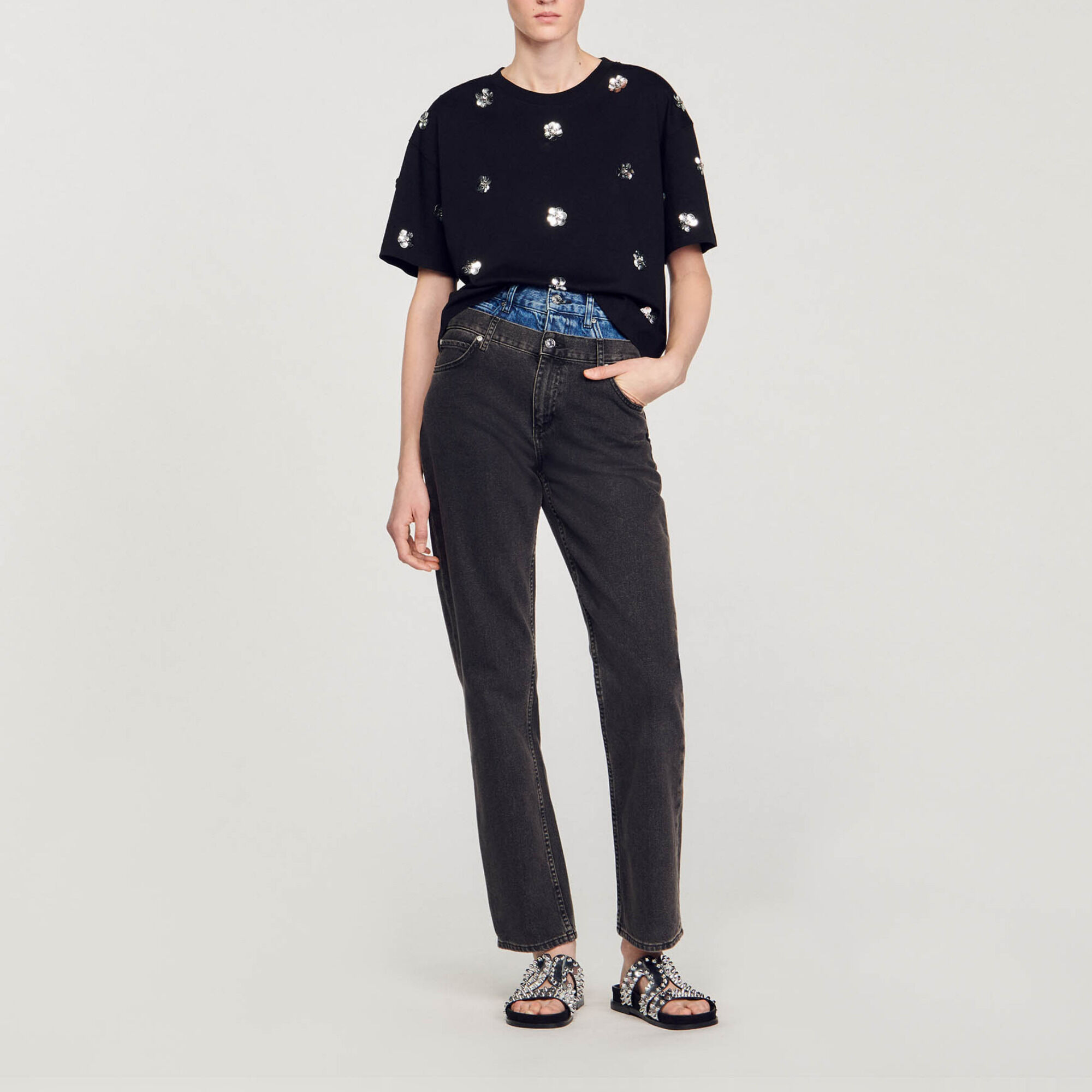 Sandro paris t shirt outlet