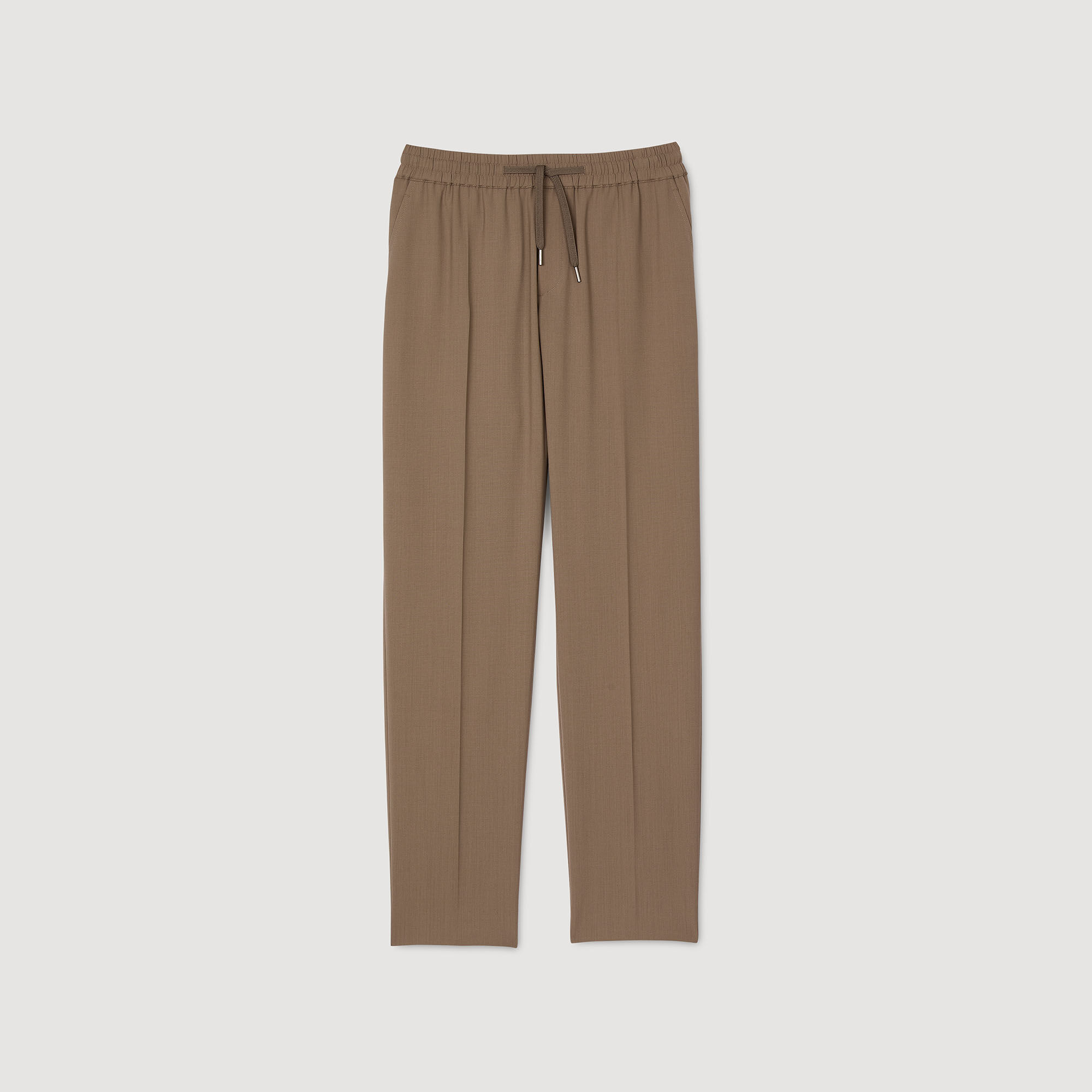 Elastische Hose mit geradem Schnitt