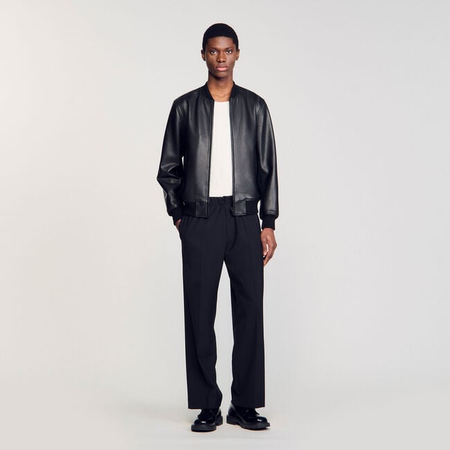 Blouson aus Leder
