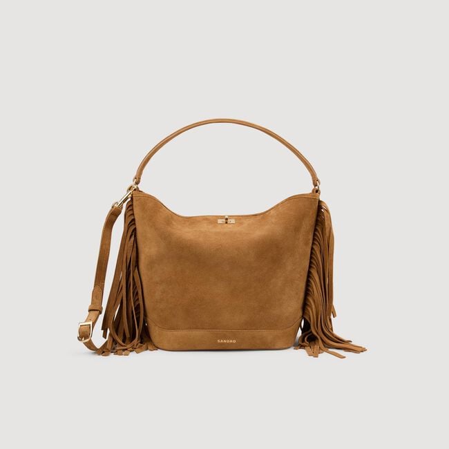 TANGOSO Wildledertasche mit Fransen