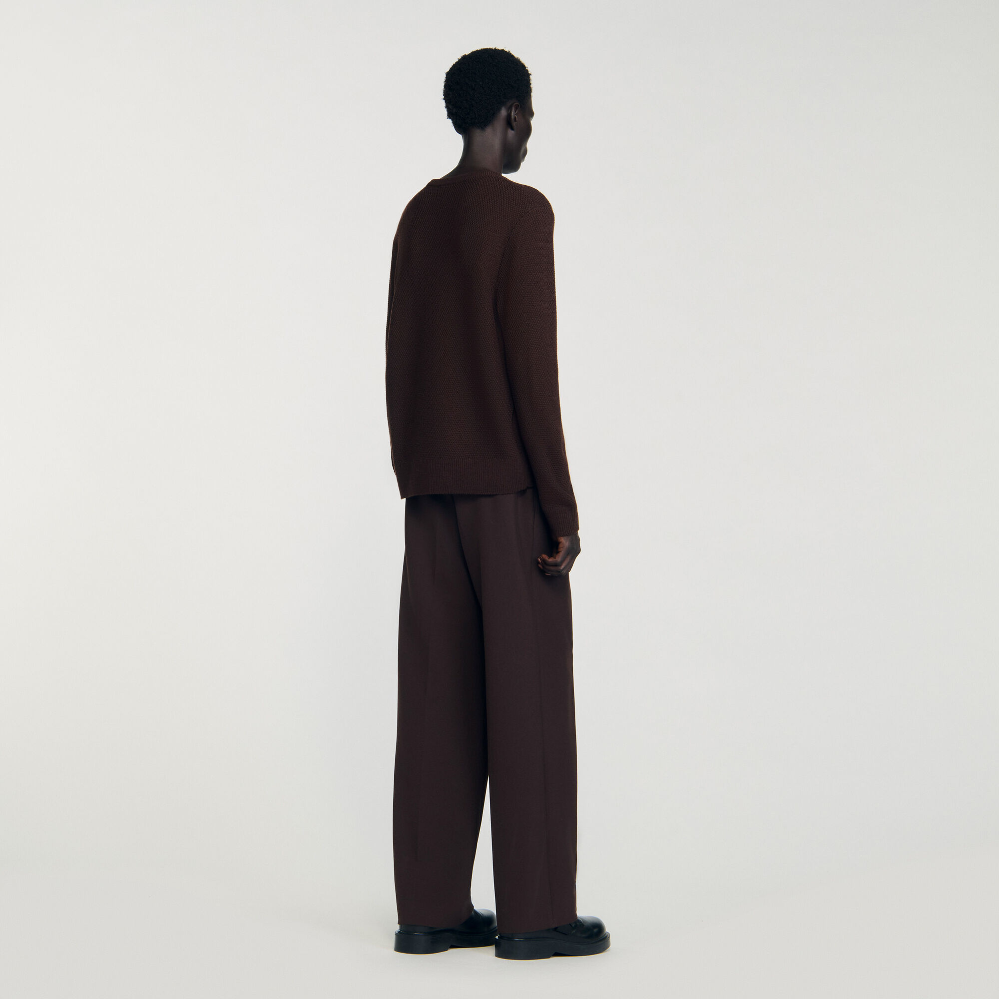 Pullover aus texturiertem Strick