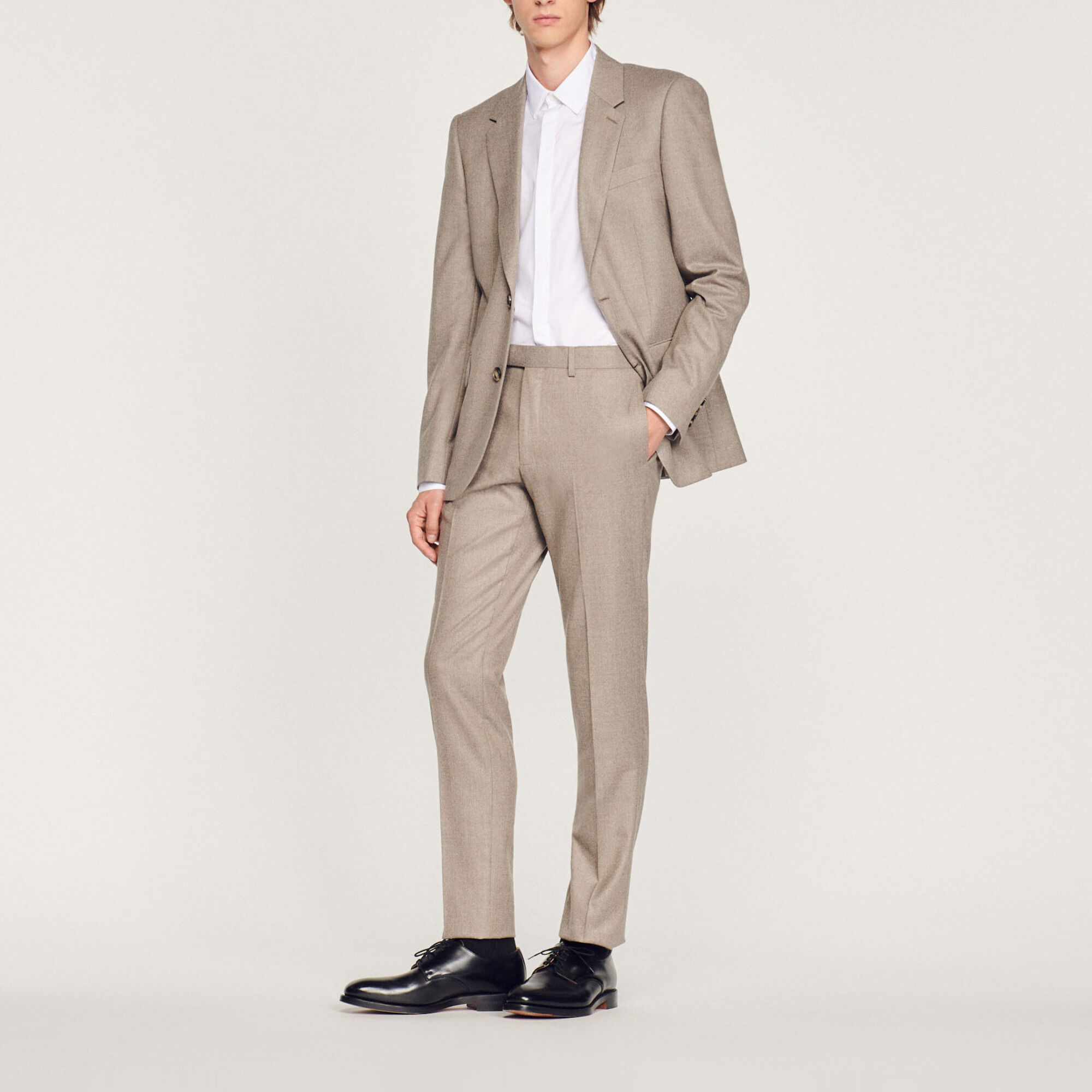 Anzughose aus Flanell