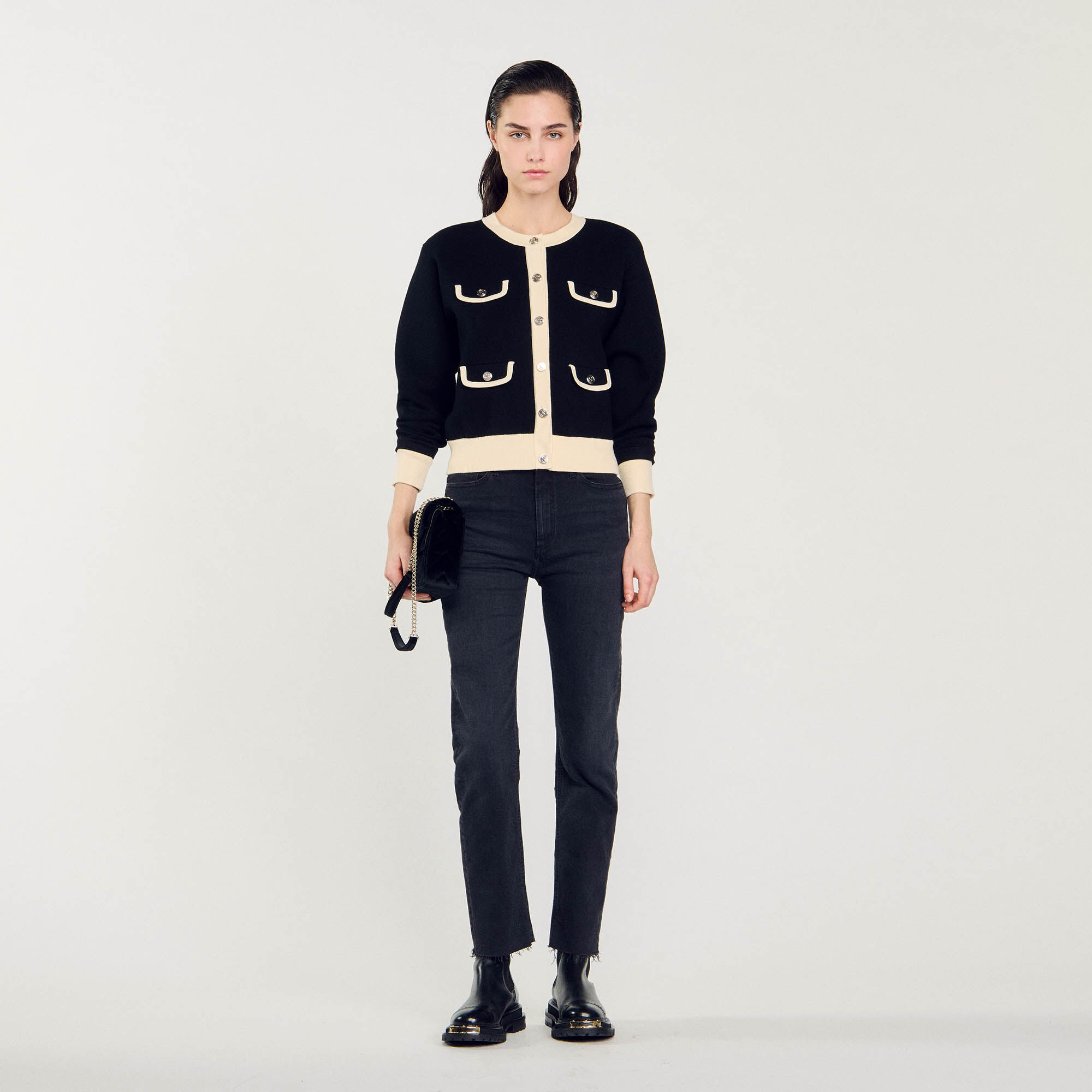 Sandro cardigan sale on sale