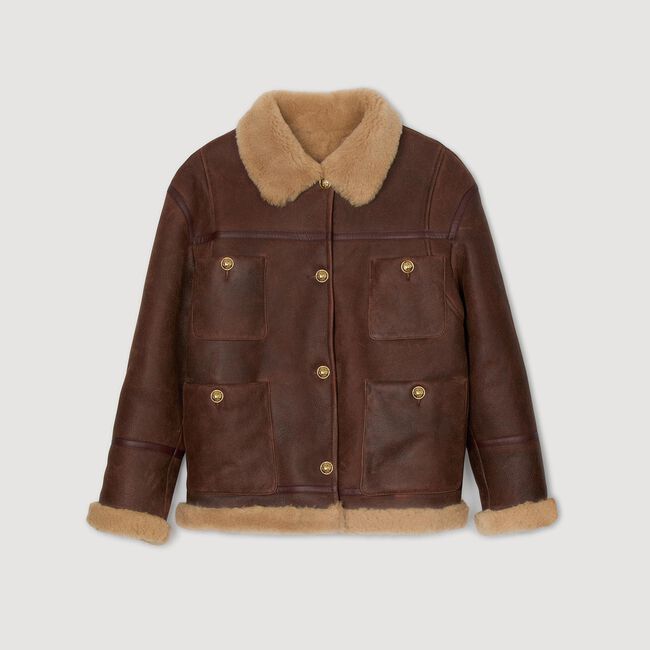 Jacke aus Lammfell