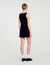 Kurzes Strickkleid aus Velours