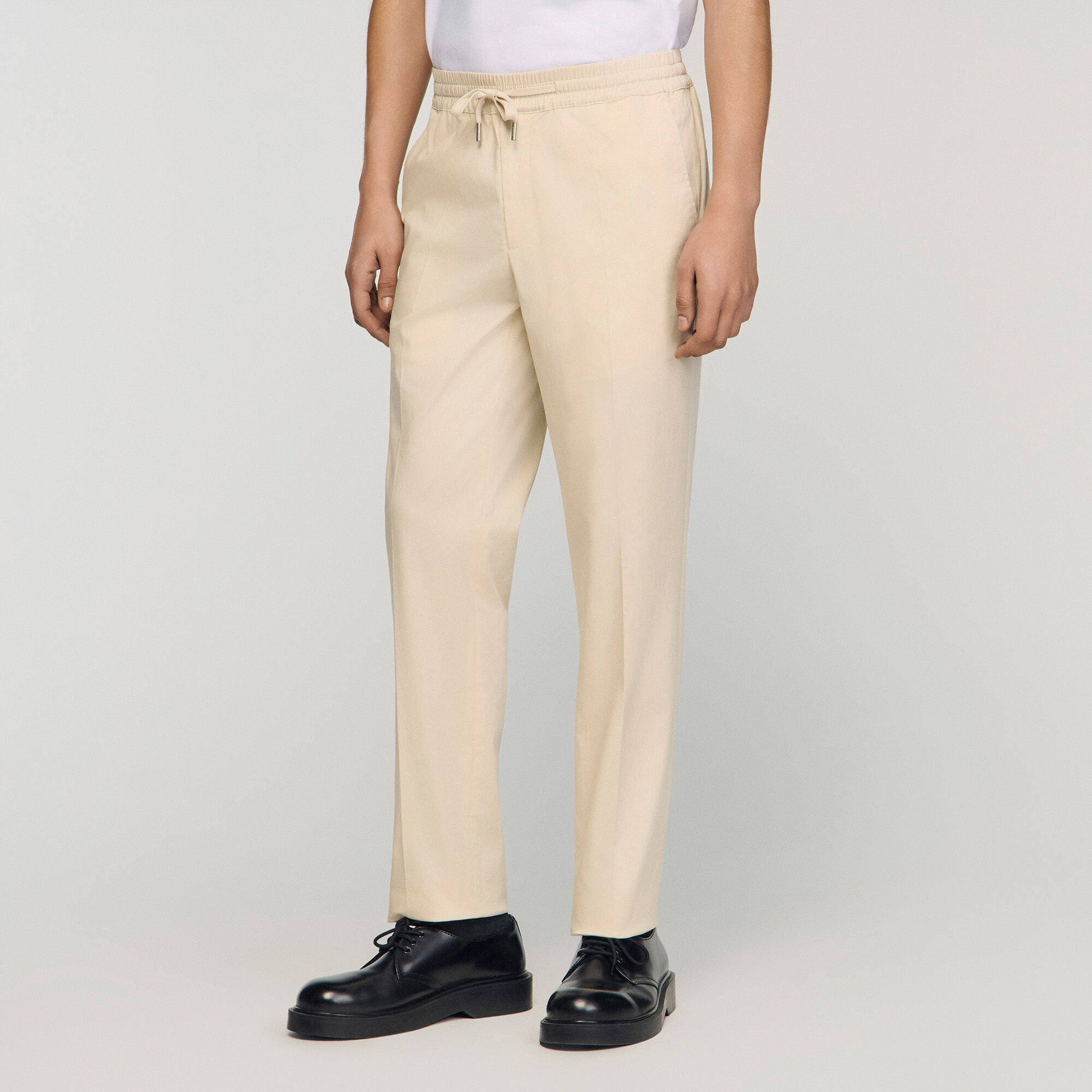 Elastische Hose mit geradem Schnitt