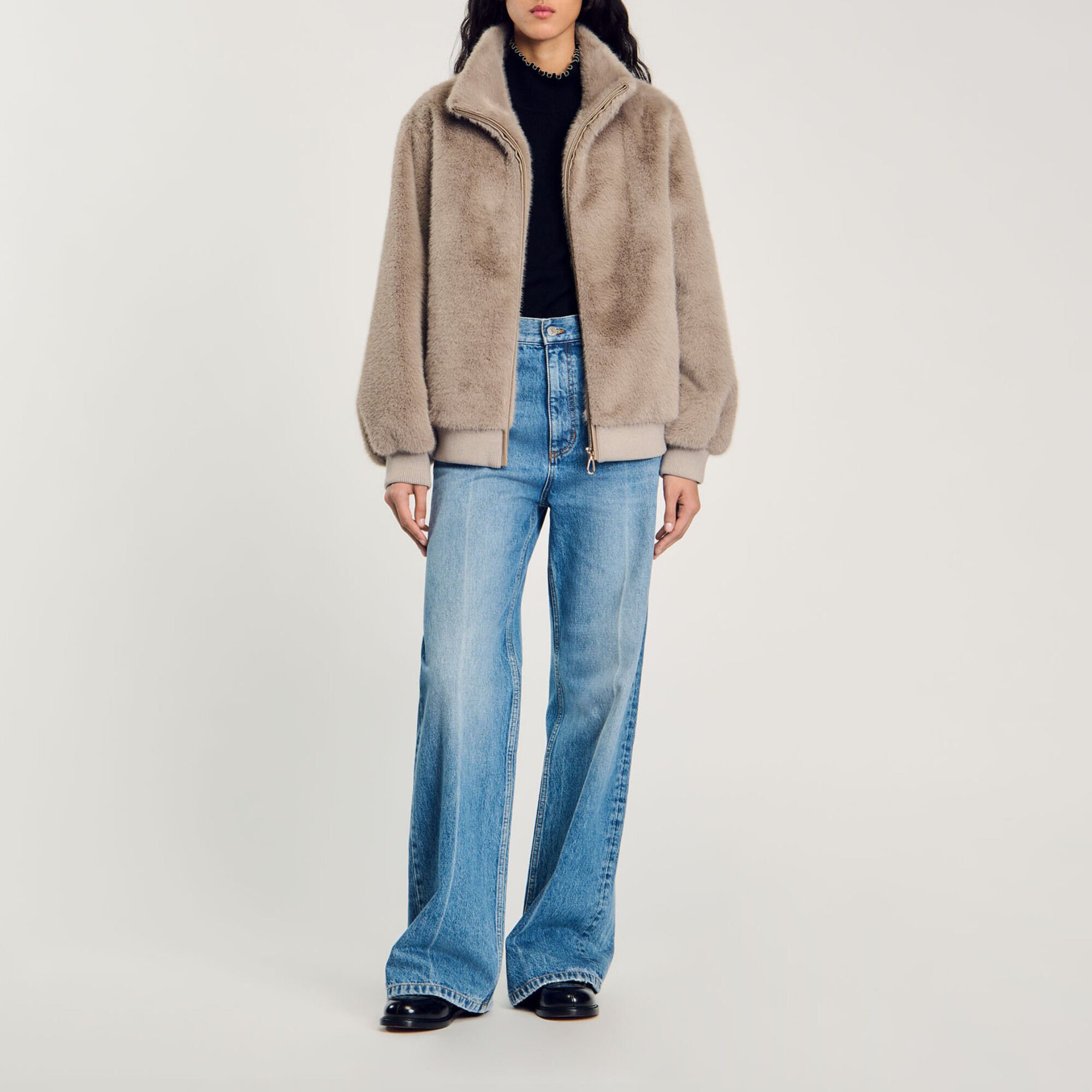 Faux Fur Jacket Fellimitat Jacke Jacken Felljacke Kurz Next