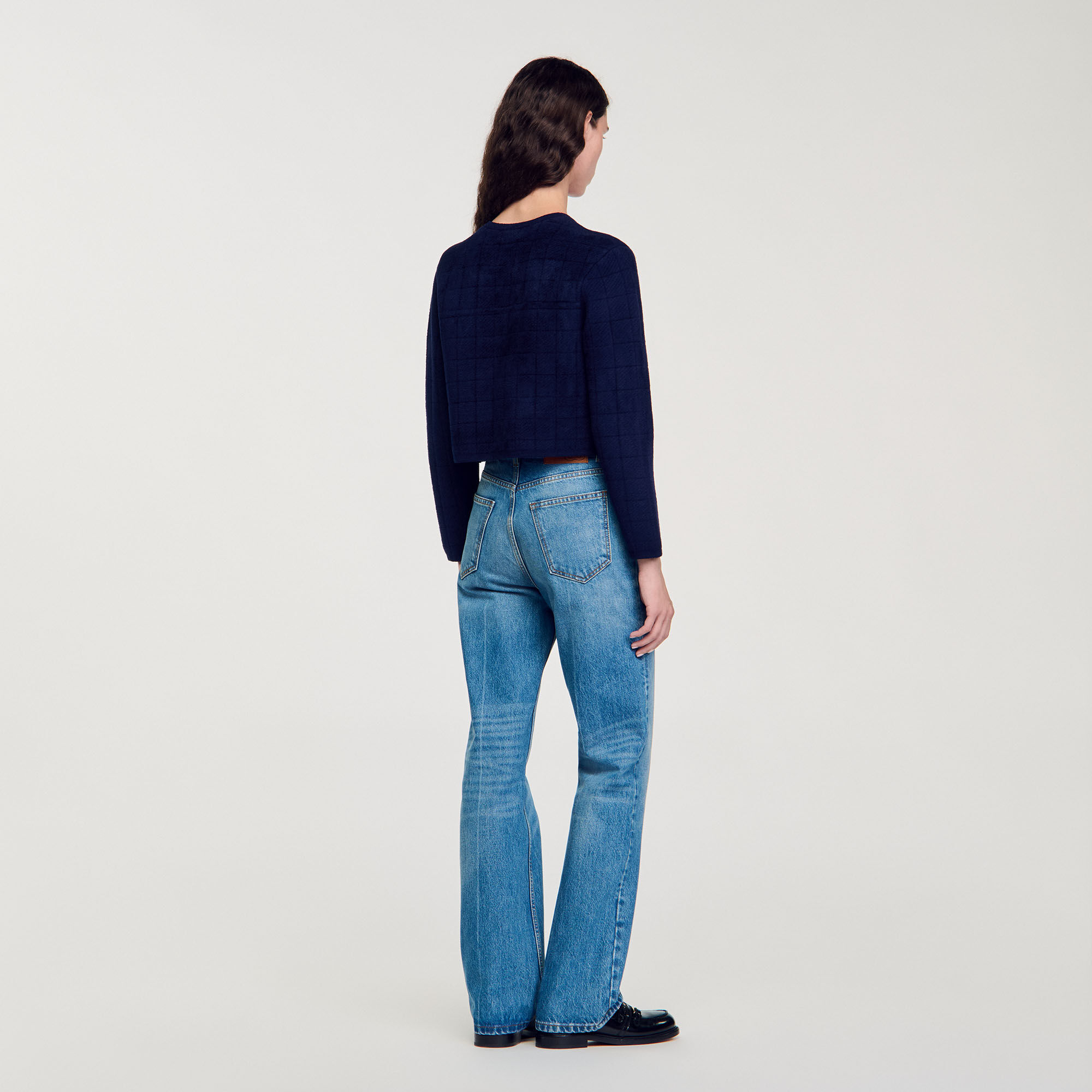 Kurze Strickjacke