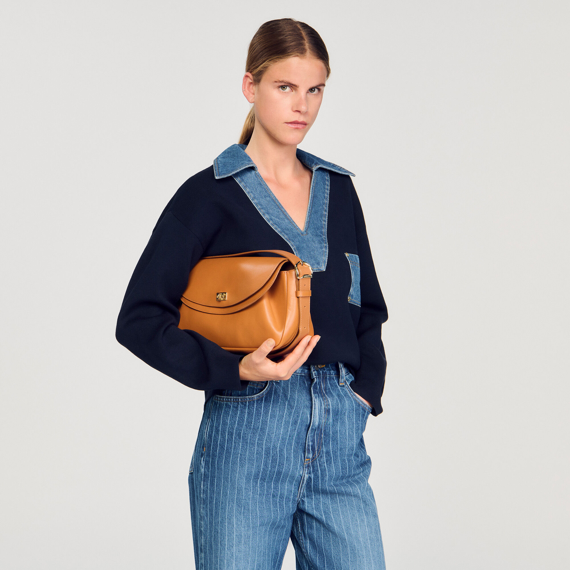 Tasche Le Mambo aus Glattleder