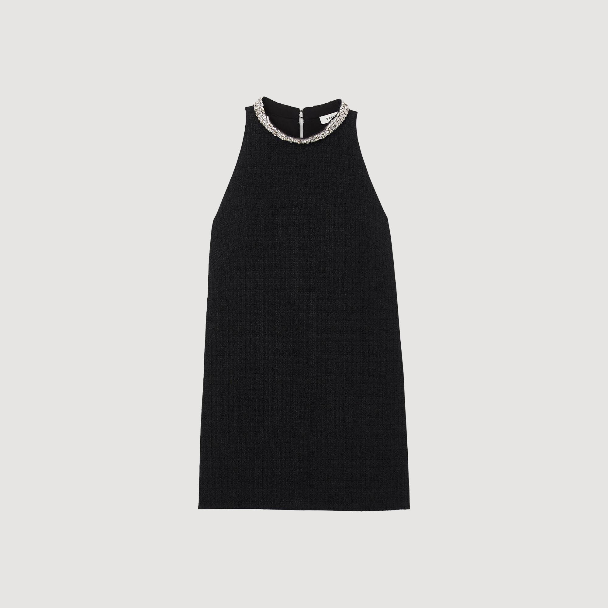Kleid mit Schmuckkragen