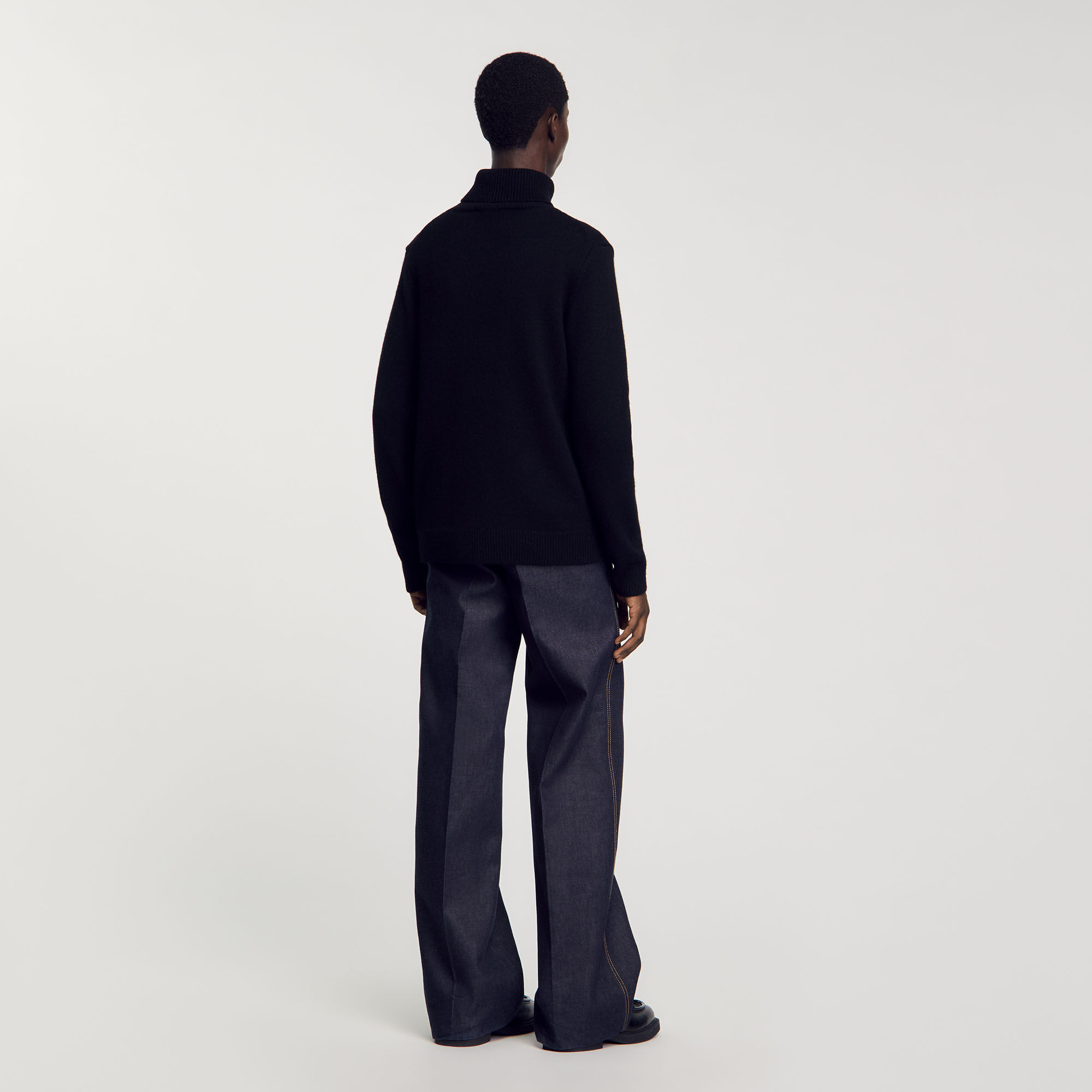 Rollkragenpullover aus Wolle & Kaschmir