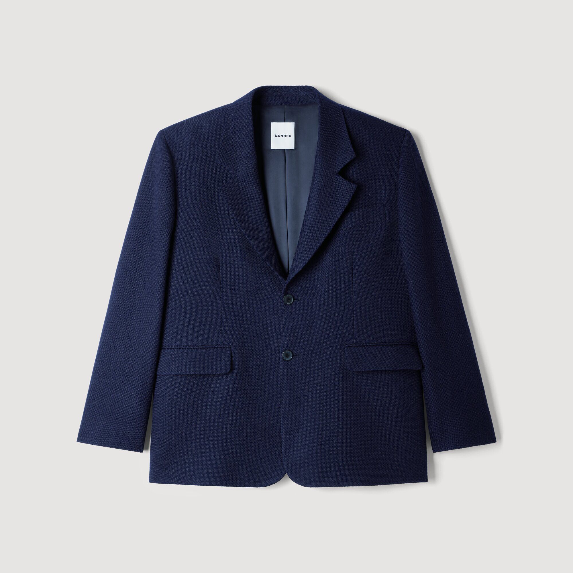 Oversize-Jacke aus Schurwolle