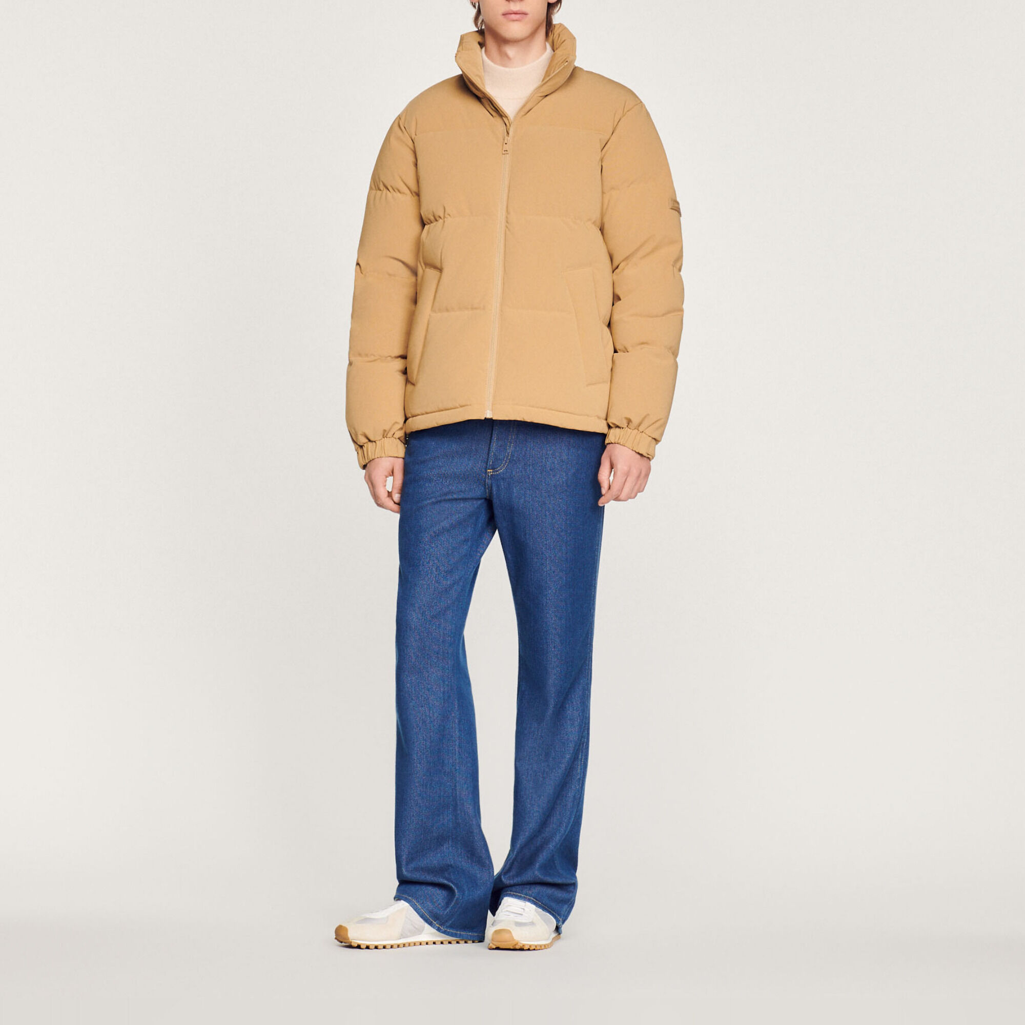 Oversize-Daunenjacke aus Technikgewebe
