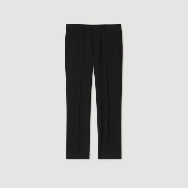 Hose mit satinierten Details
