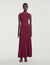 Langes Pointelle-Strickkleid