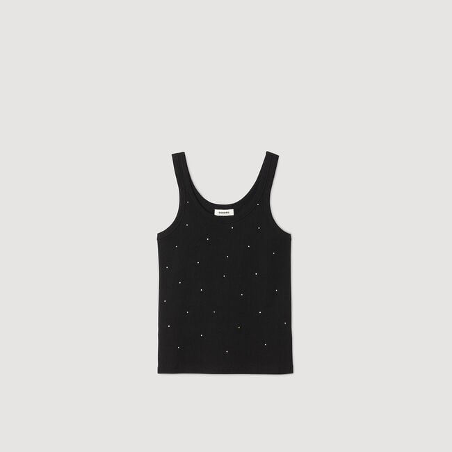 Tanktop mit Strass