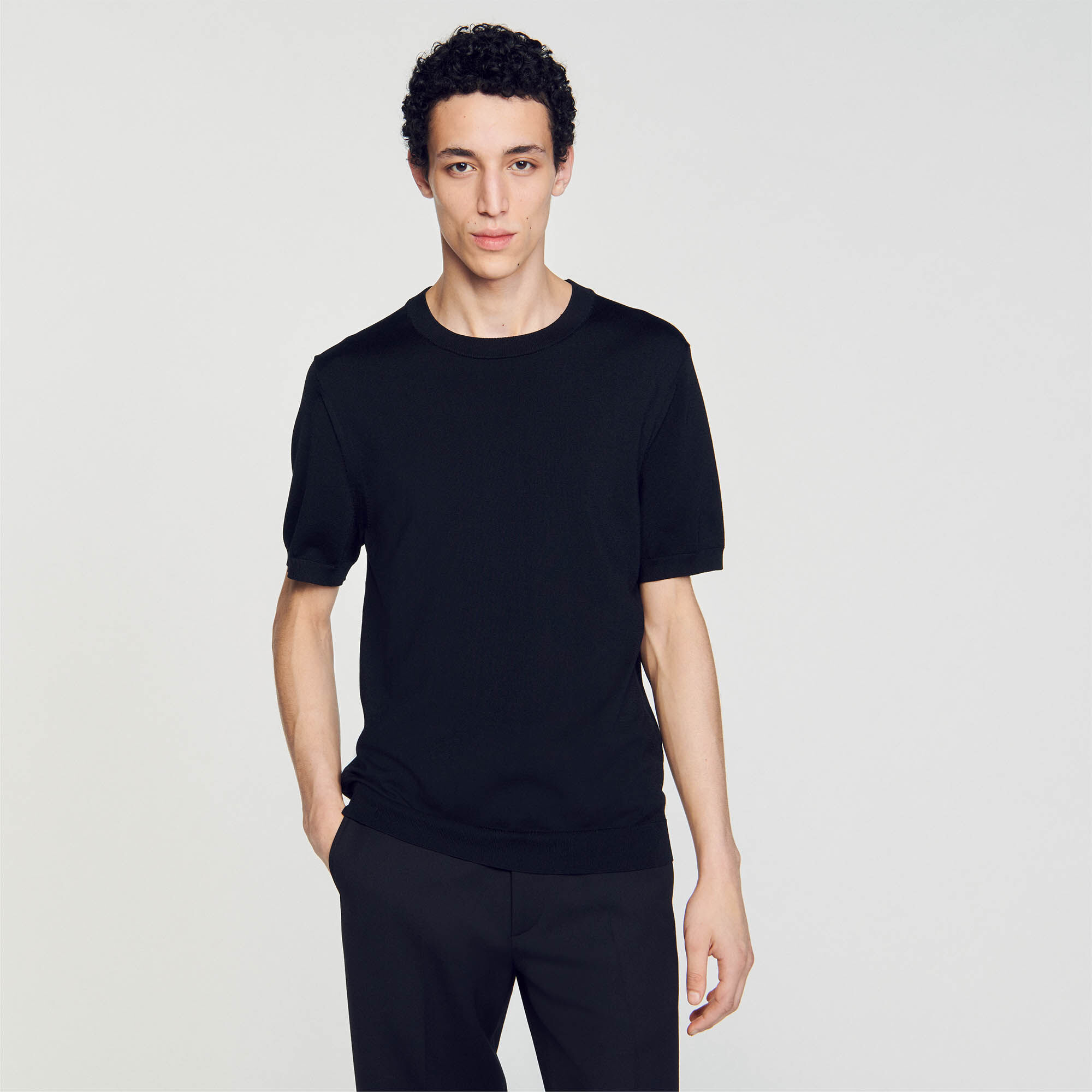 T-Shirt aus Strick