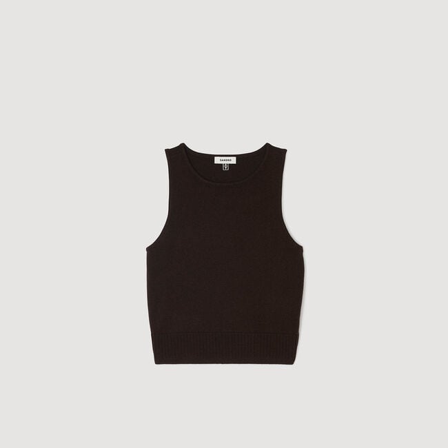 Ärmelloser Pullover