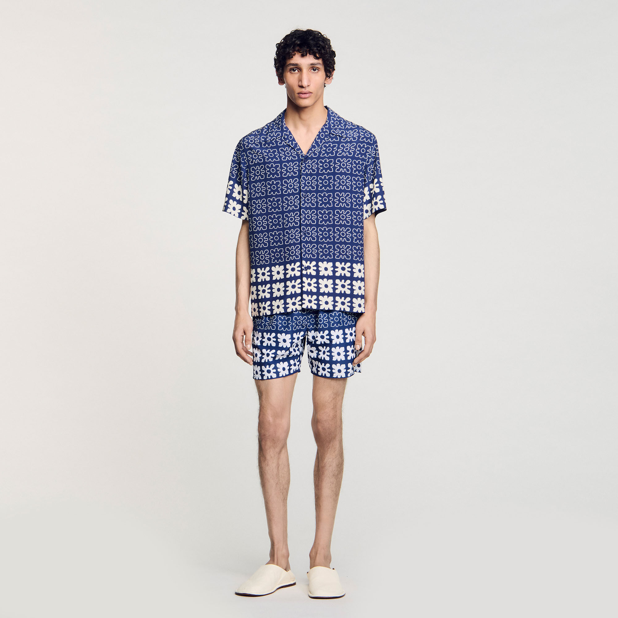 Badehose mit Blumenprint
