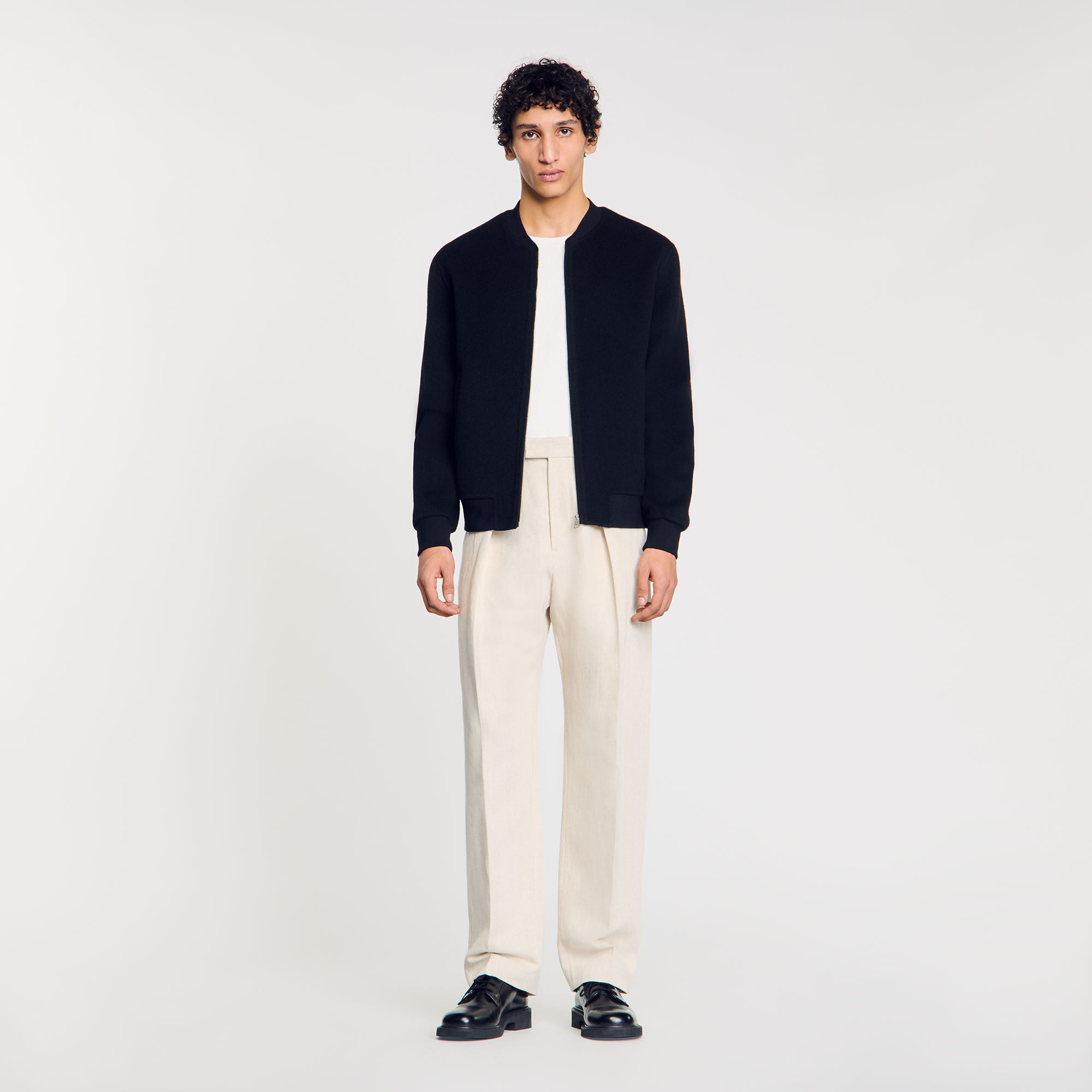 Blouson aus Doubleface-Wolle