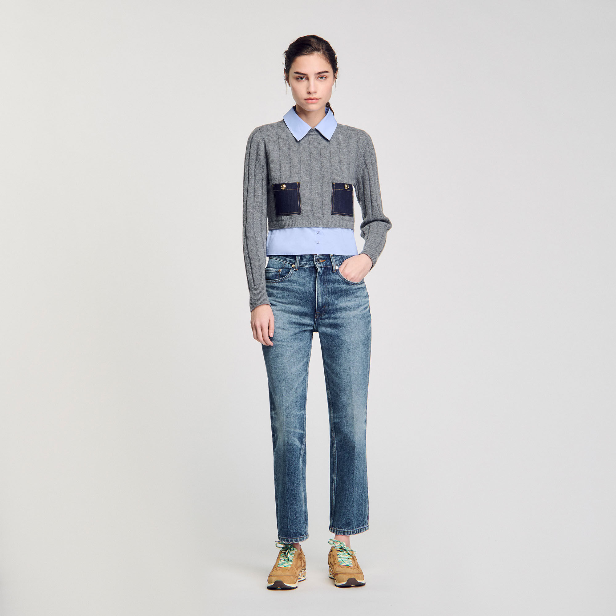 Pullover aus Kaschmir und Wolle