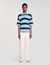 Gestreiftes Poloshirt aus Strick