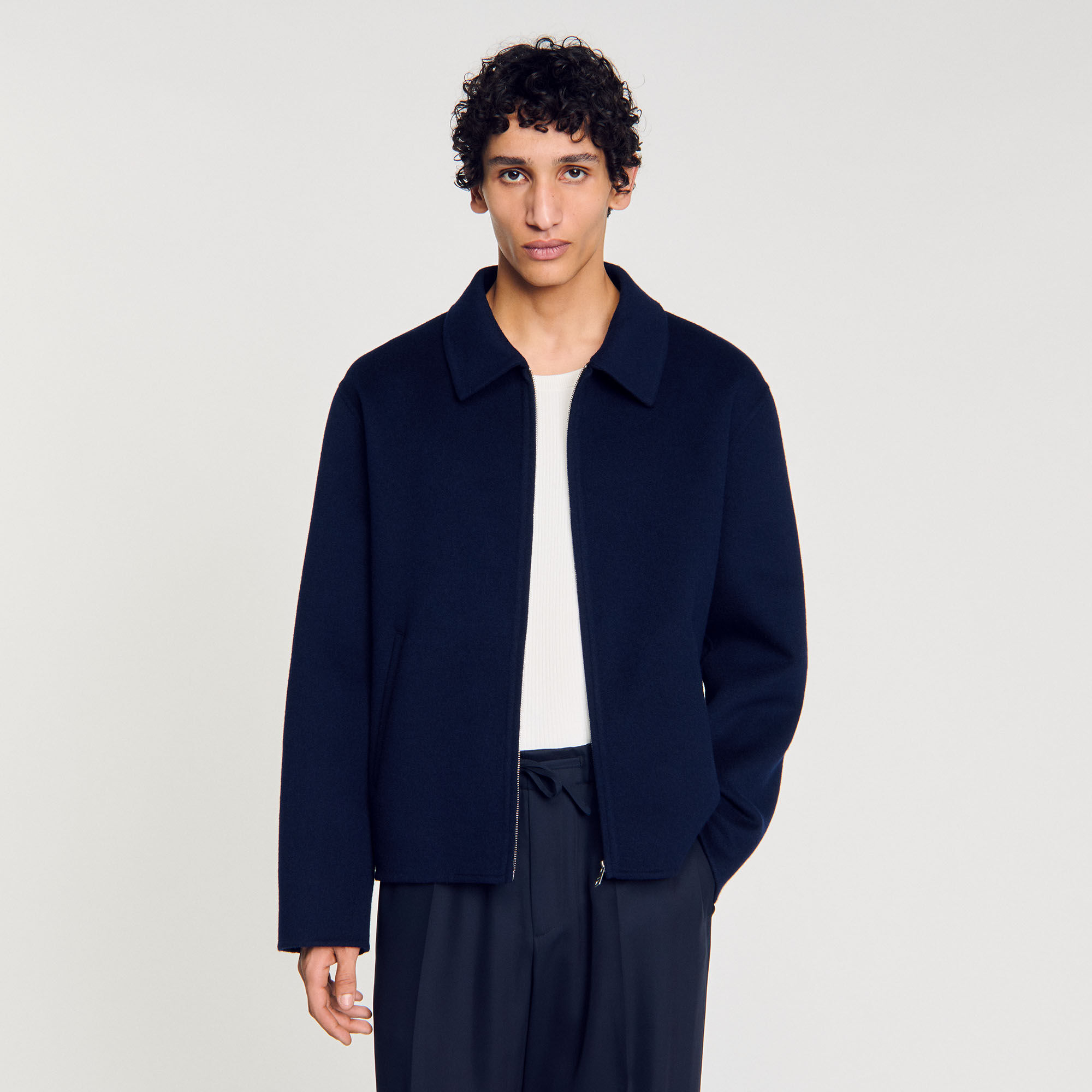 Blouson aus Doubleface-Wolle
