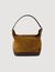 Beuteltasche aus Leder und Wildleder