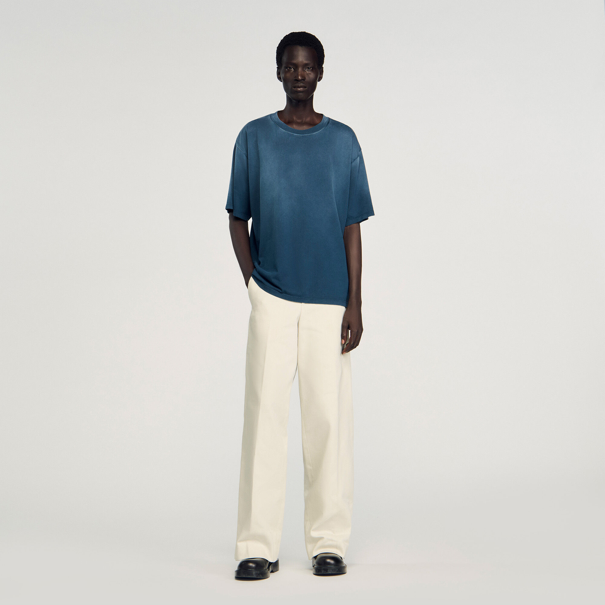 Oversize-T-Shirt aus Baumwolle