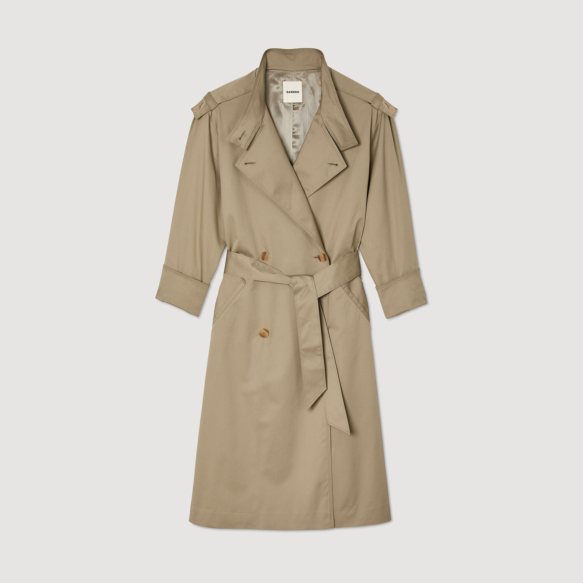 Trenchcoat mit Gürtel