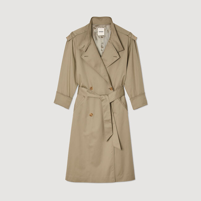 Trenchcoat mit Gürtel