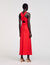 Langes Wickelkleid