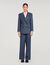Gestreifter taillierter Blazer