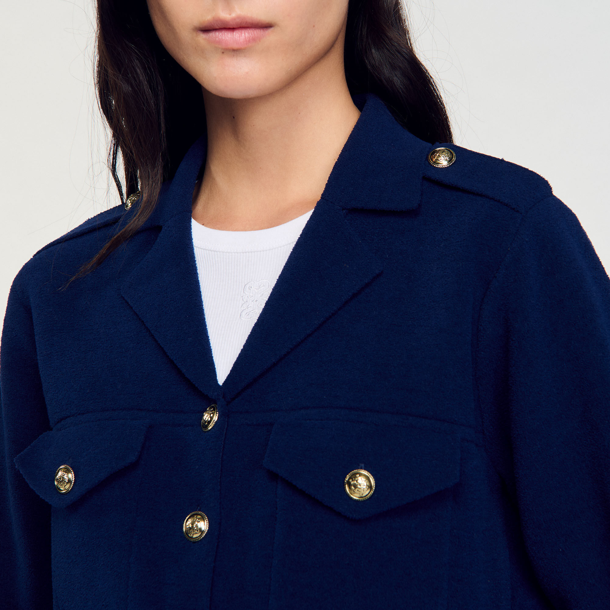 Cardicoat aus Strick - Damen | Sandro