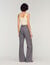 Weite Hose mit Blumendruckmuster