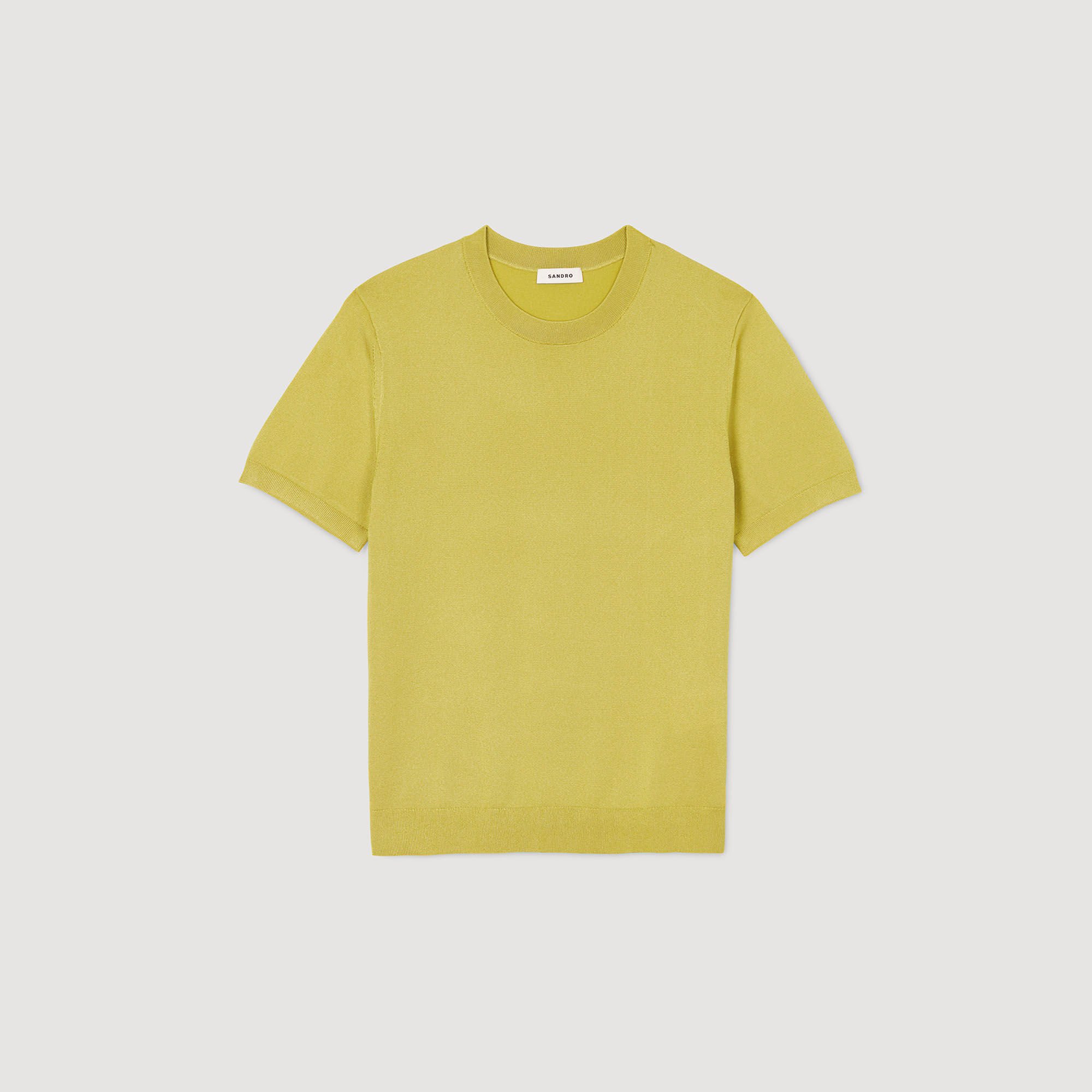 T-Shirt aus Strick
