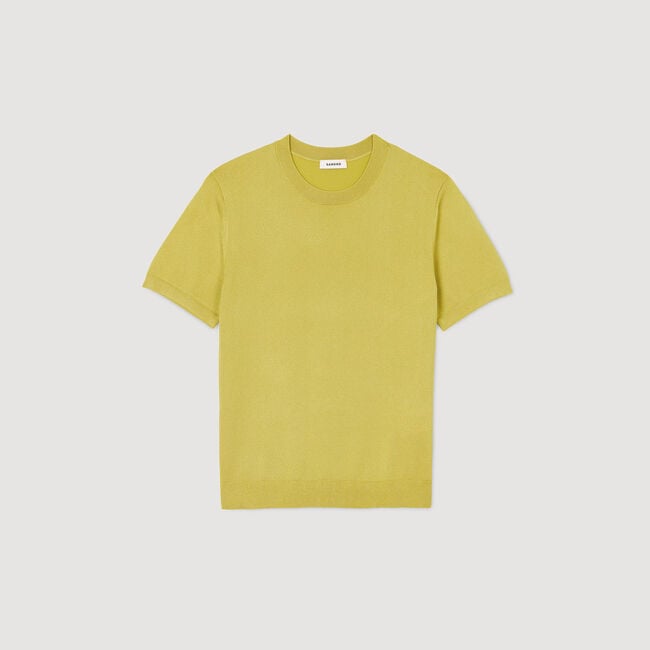 T-Shirt aus Strick