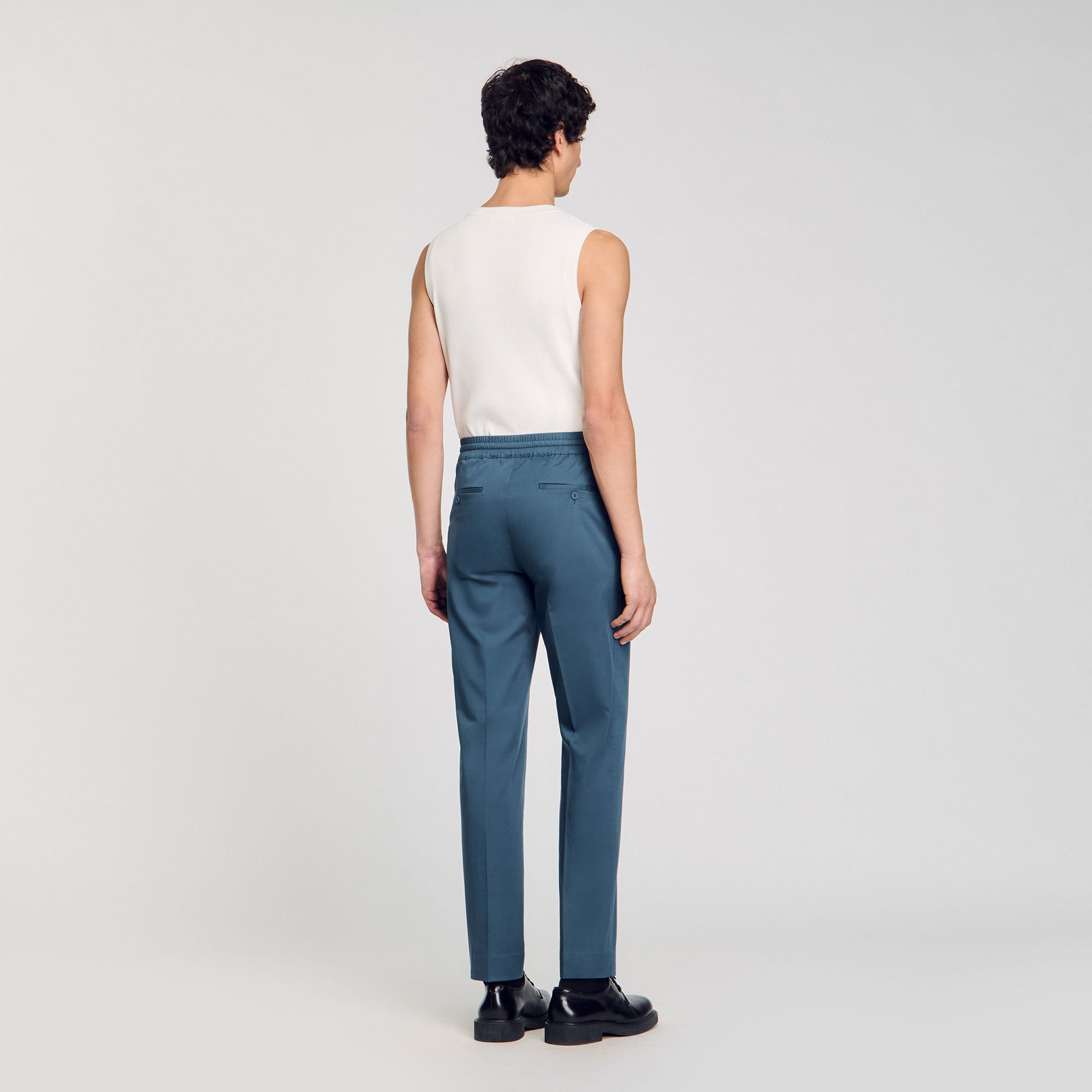Elastische Hose mit geradem Schnitt