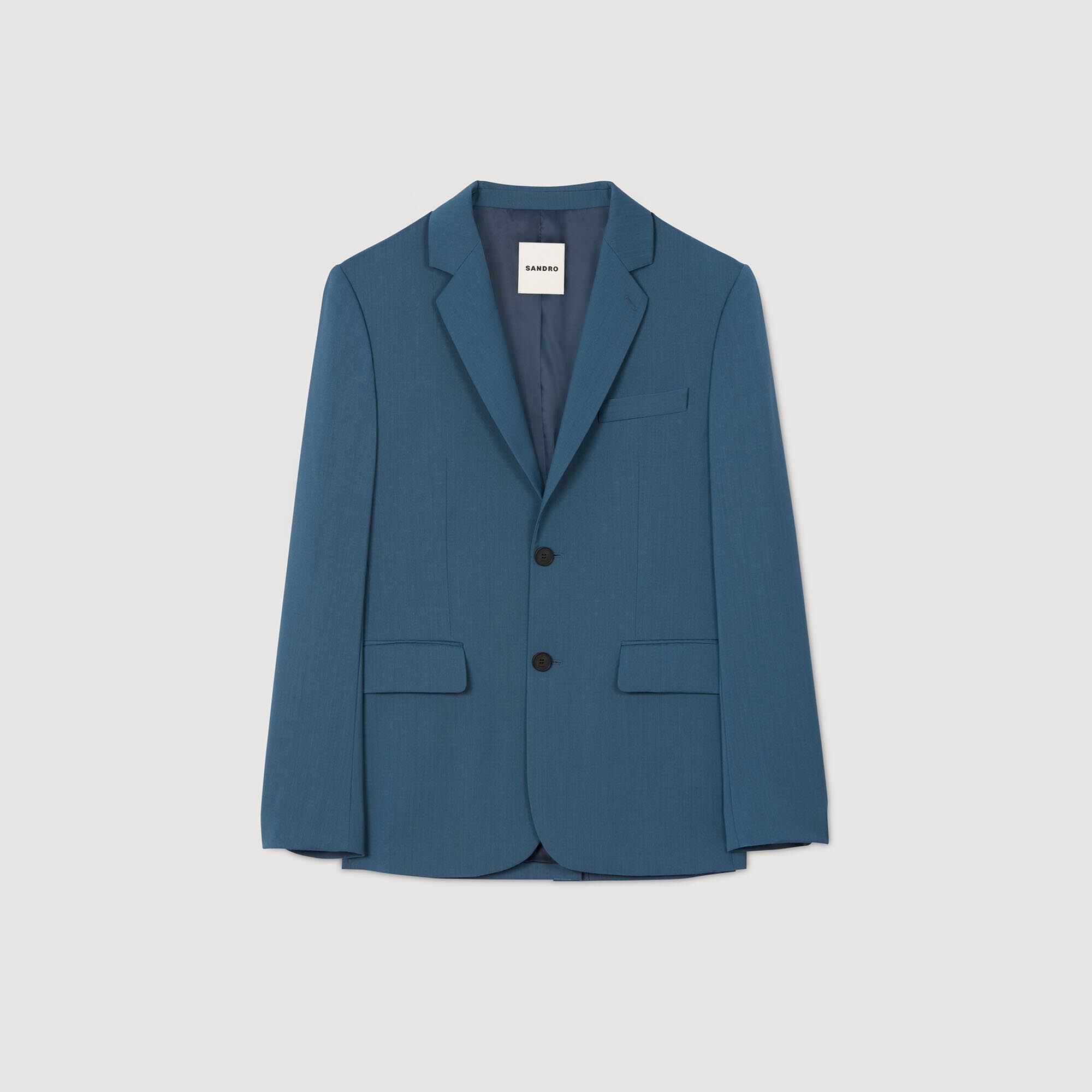 Anzugjacke aus Wolle