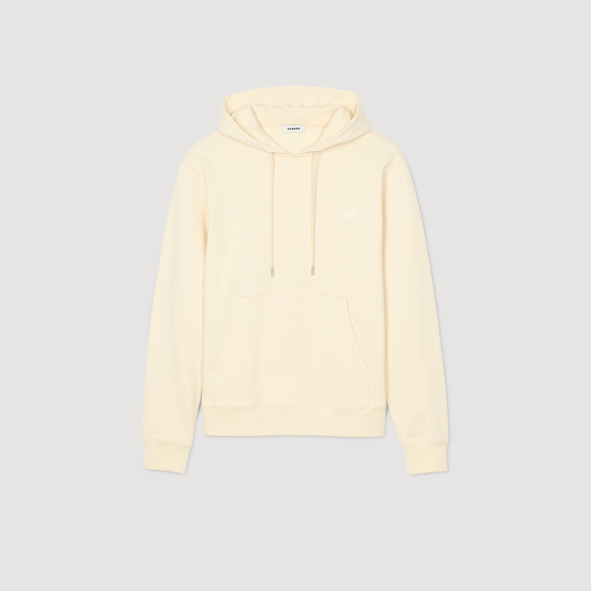 Sweatshirt mit Herz-Patch