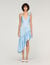 Kurzes Kleid mit Volant